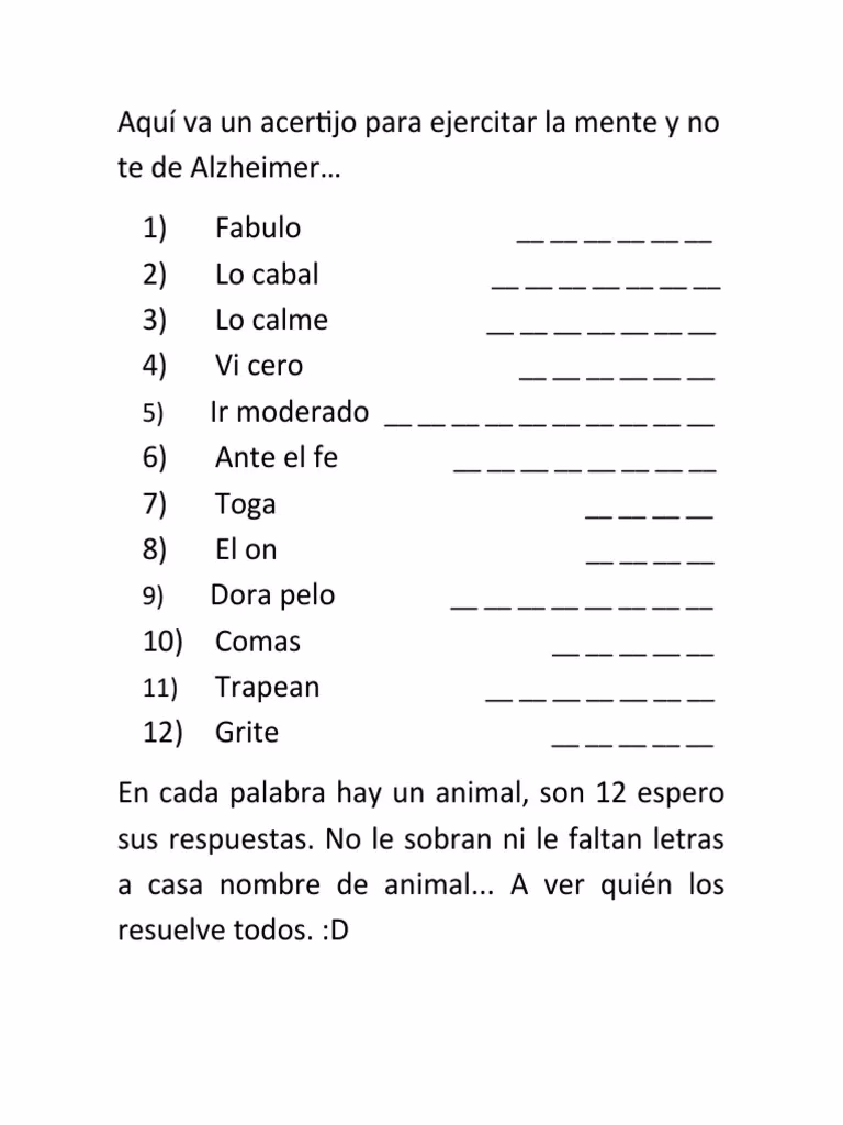 ¿Cómo elegir un acertijo para adivinanzas de animales?