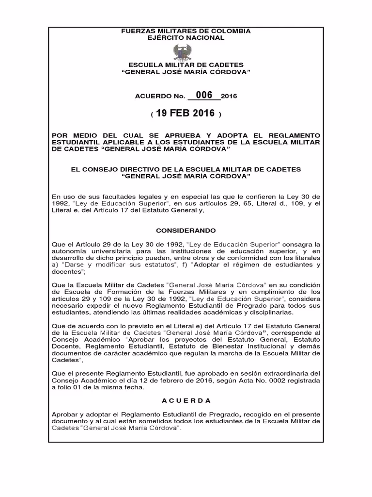 ¿Cuándo se cumplieron los acuerdos con el ejército?