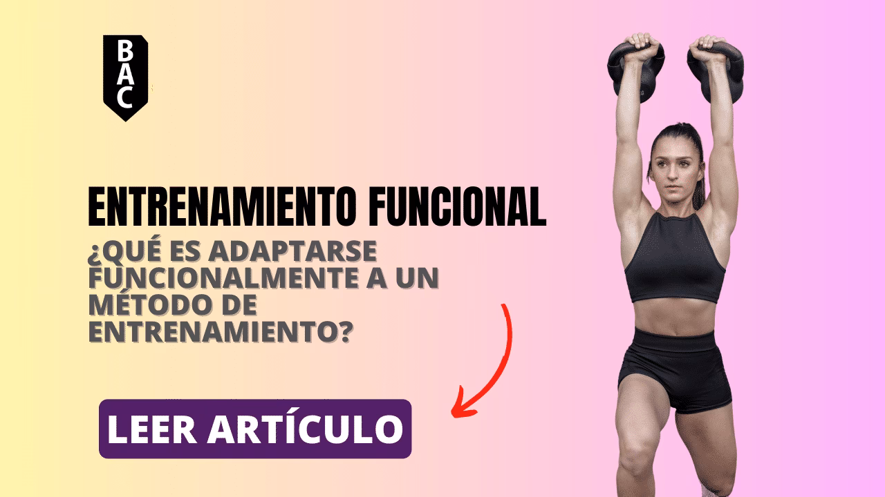 ¿Cómo se adapta el organismo al entrenamiento?