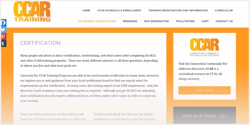 How do I become a certified addiction recovery coach (CARC)?