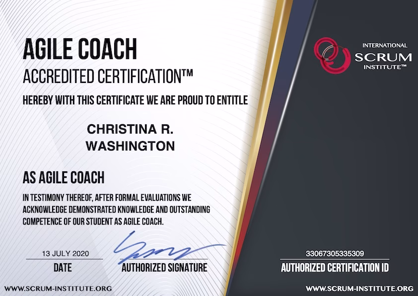 What is agile coaching certification?