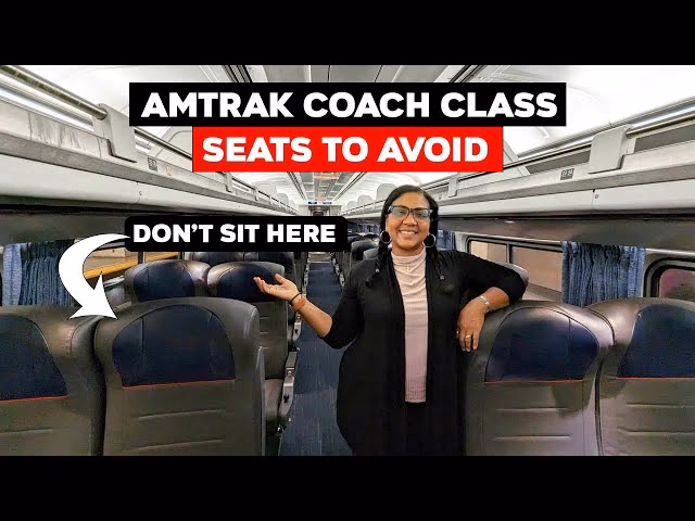 What seating options does Amtrak offer?