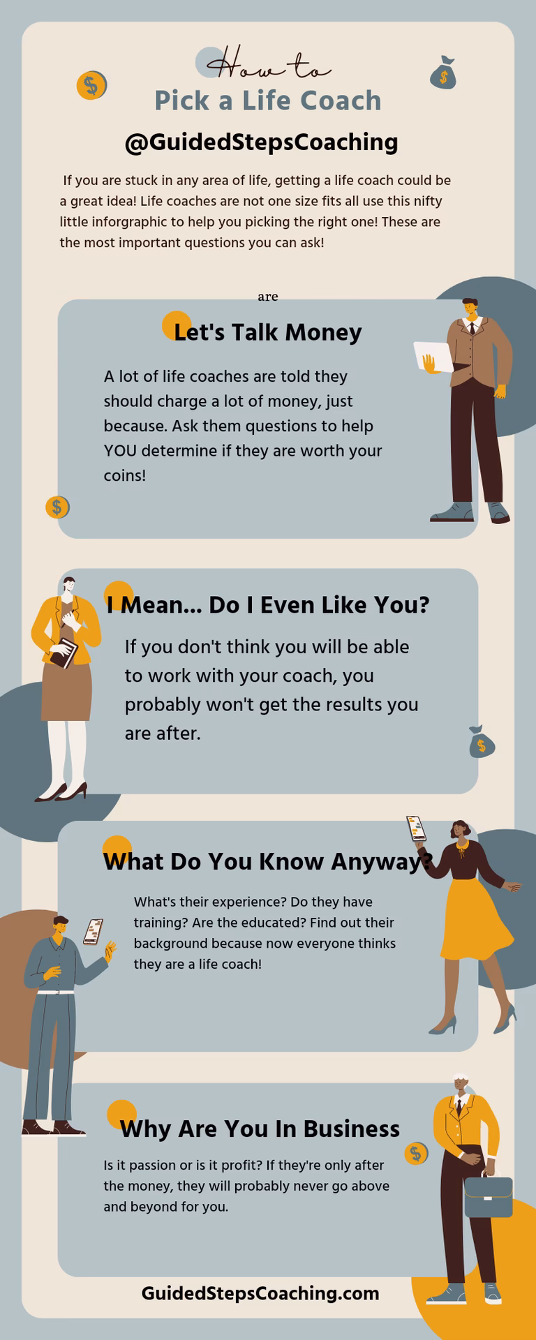 How often do you go with a life coach?