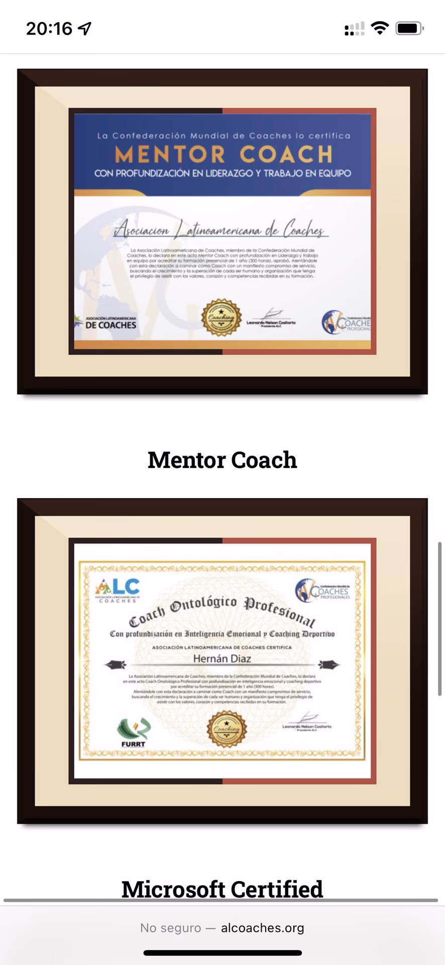 ¿Quién es el fundador de la Asociación Latinoamericana de coaches?