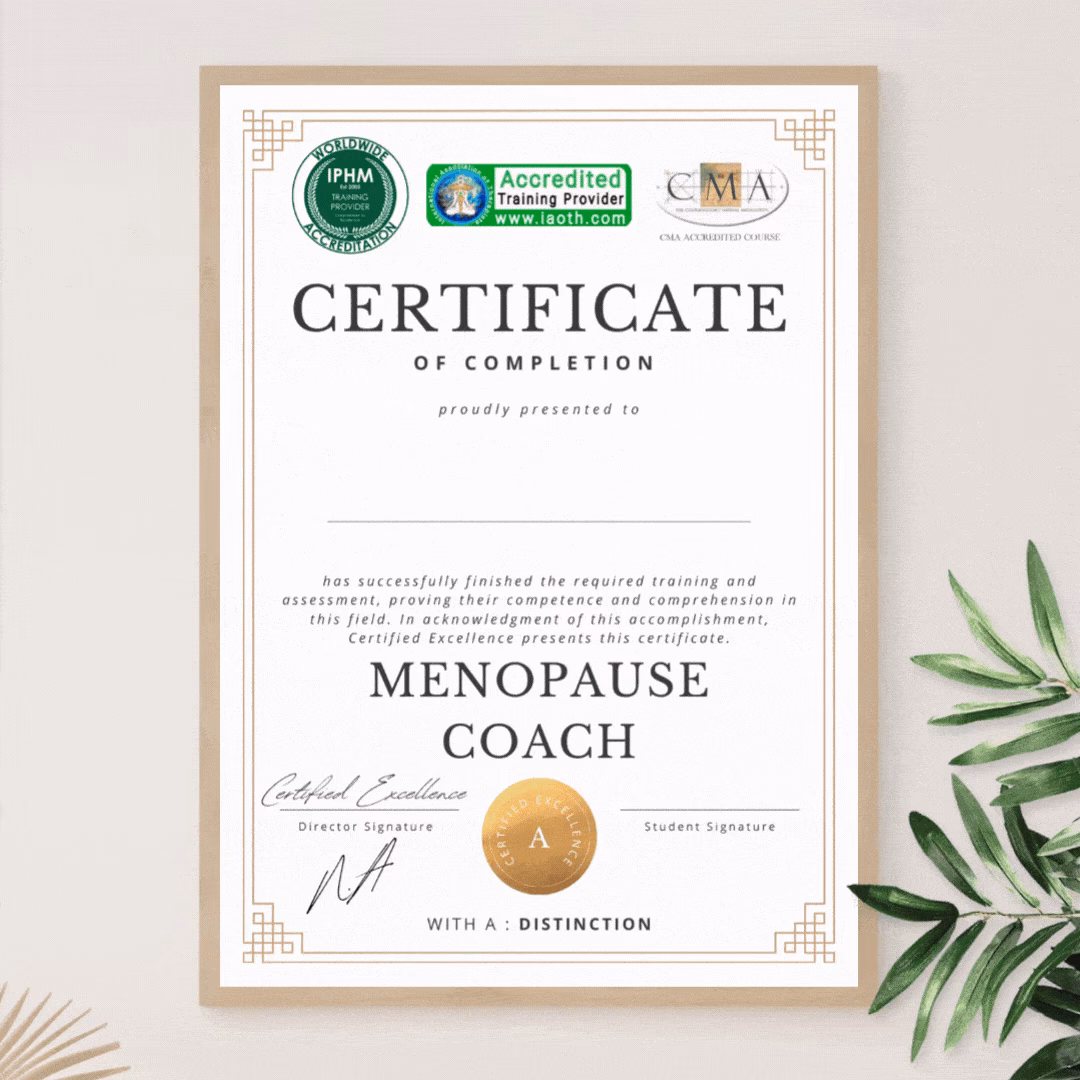 Why should you hire a certified menopause coach?