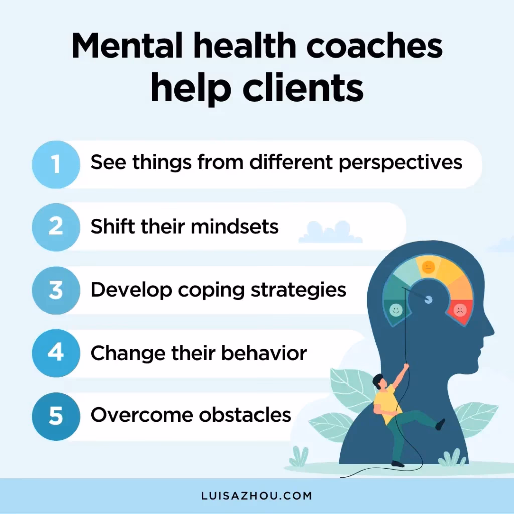 Can a life coach diagnose a mental illness?