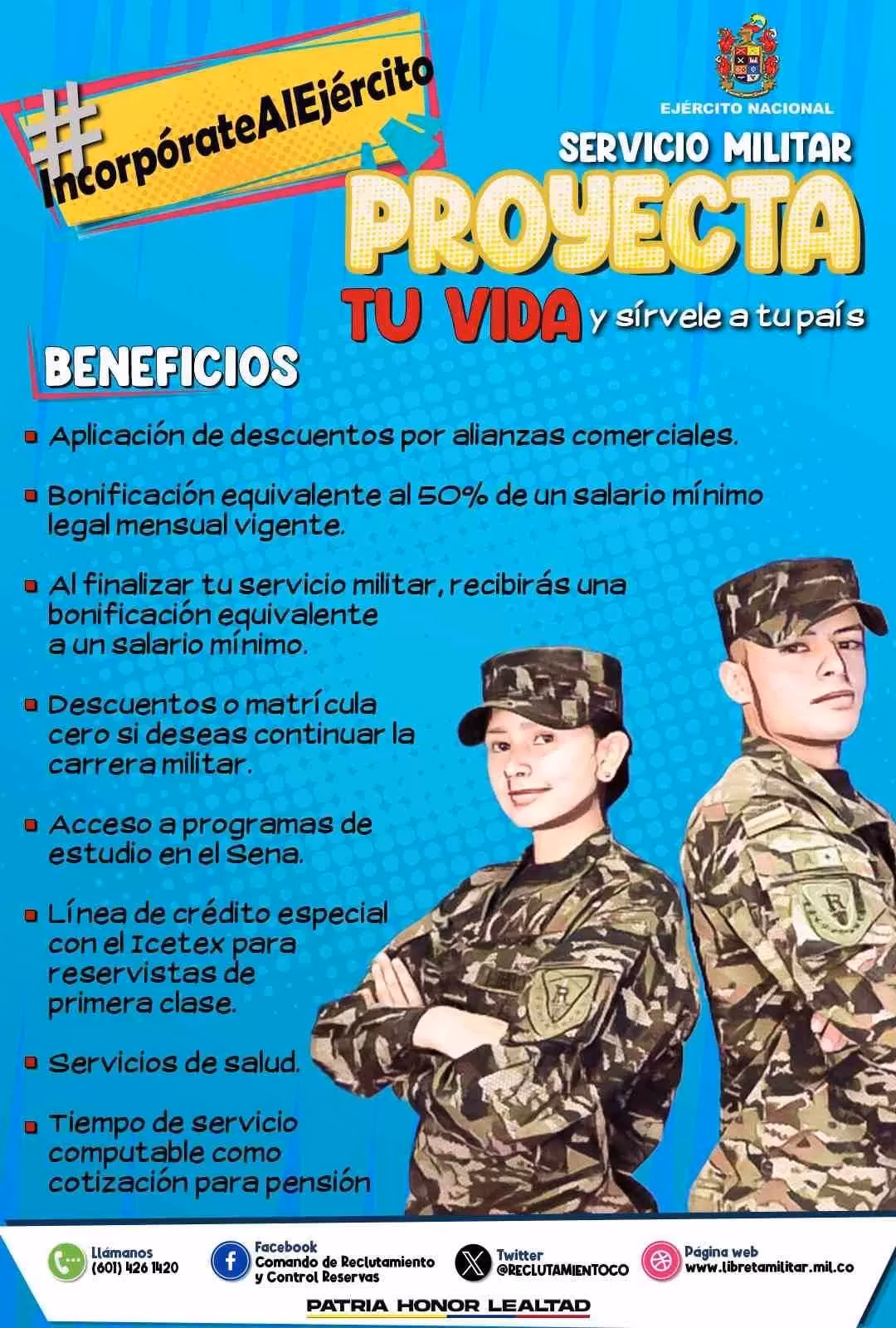 ¿Cuáles son los beneficios de ser militar?