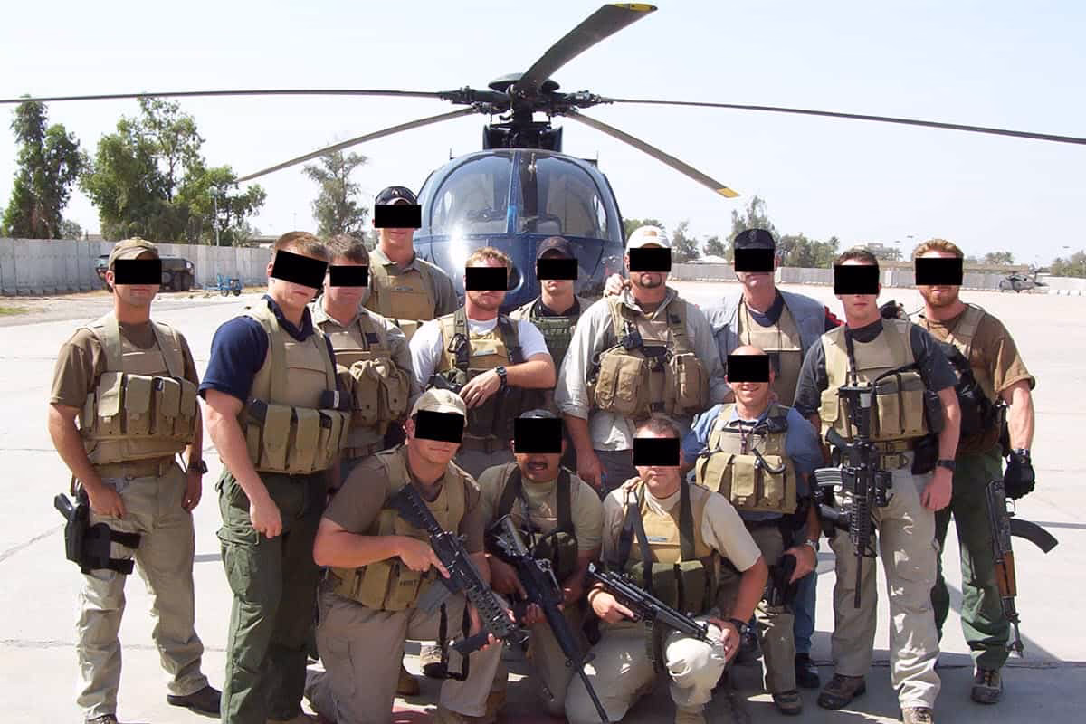 ¿Qué hacen los operadores de Blackwater?
