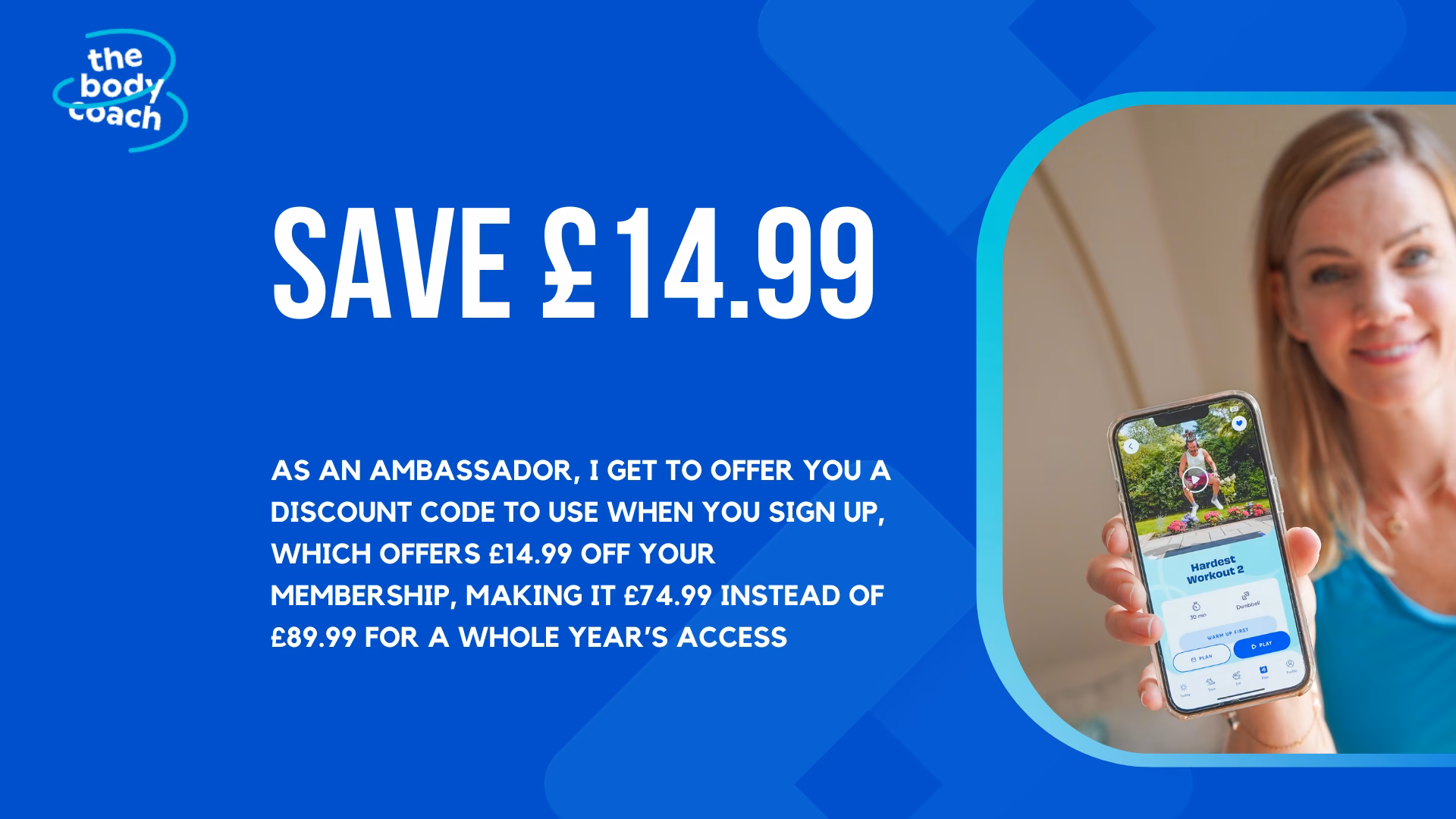 Why is the body coach app joining Blue Light card?