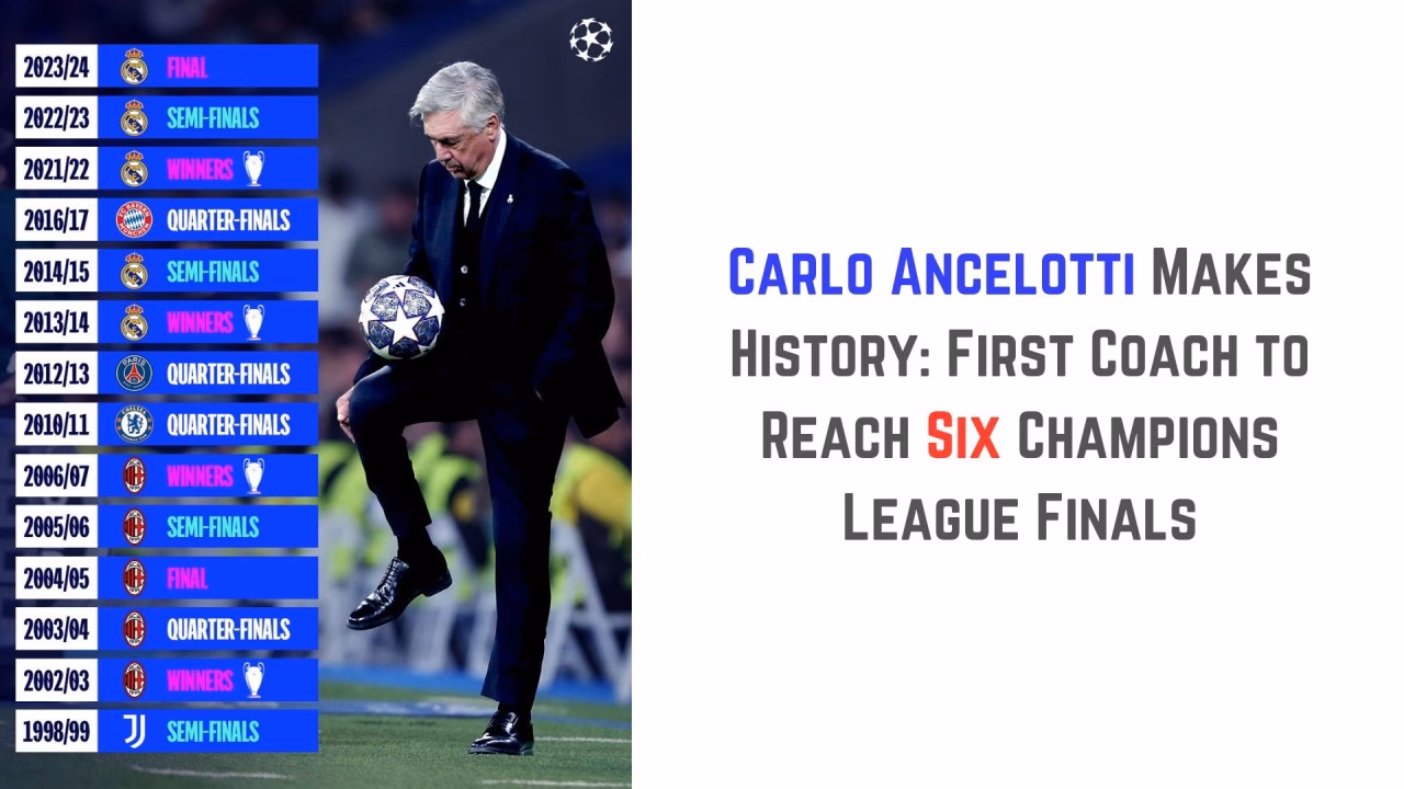 How many times has Carlo Ancelotti won the Champions League?
