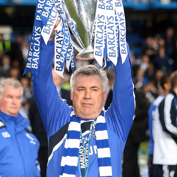 How many times has Carlo Ancelotti won the Champions League?