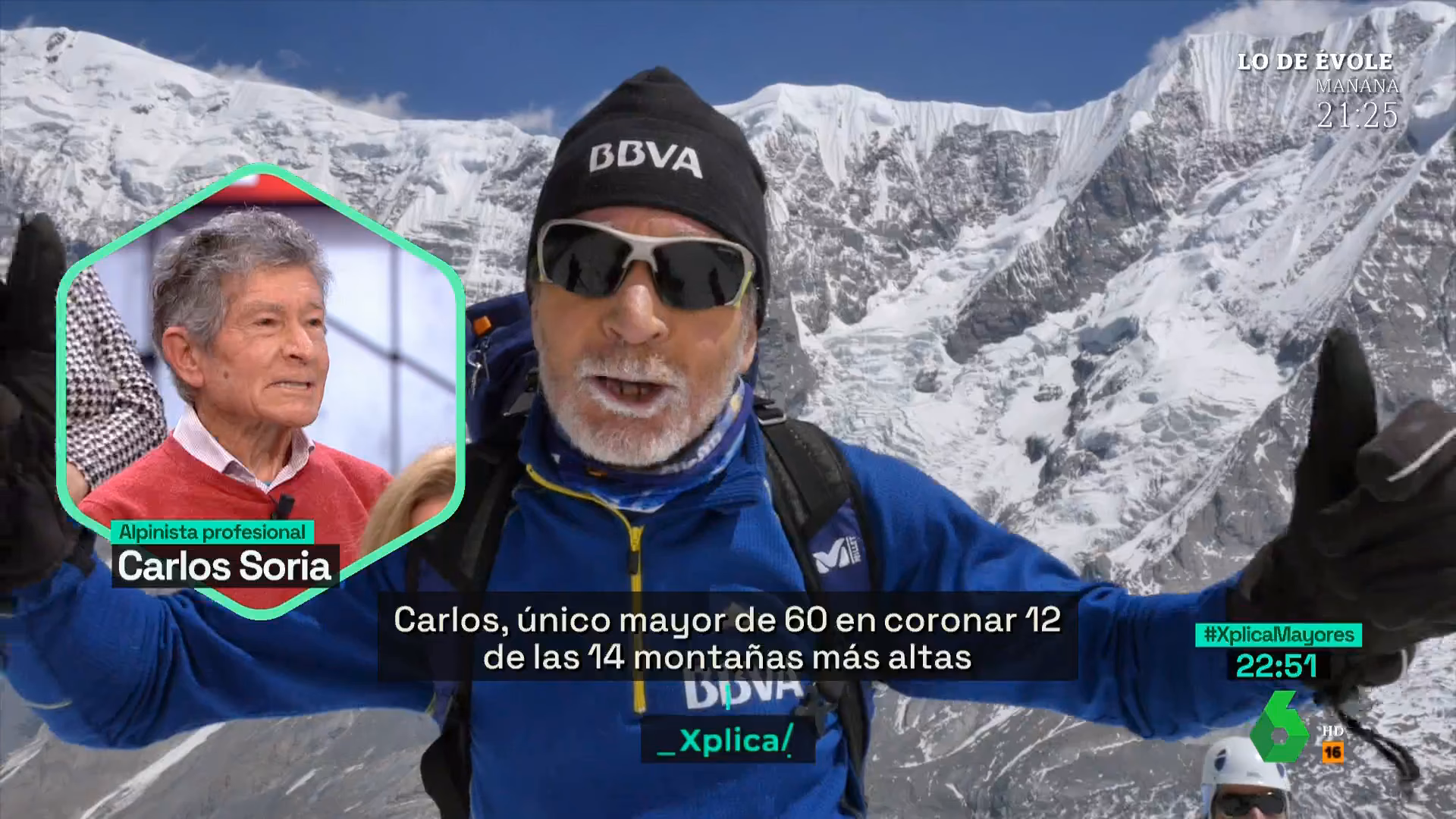 ¿Cómo ha desarrollado Carlos Soria su evolución?