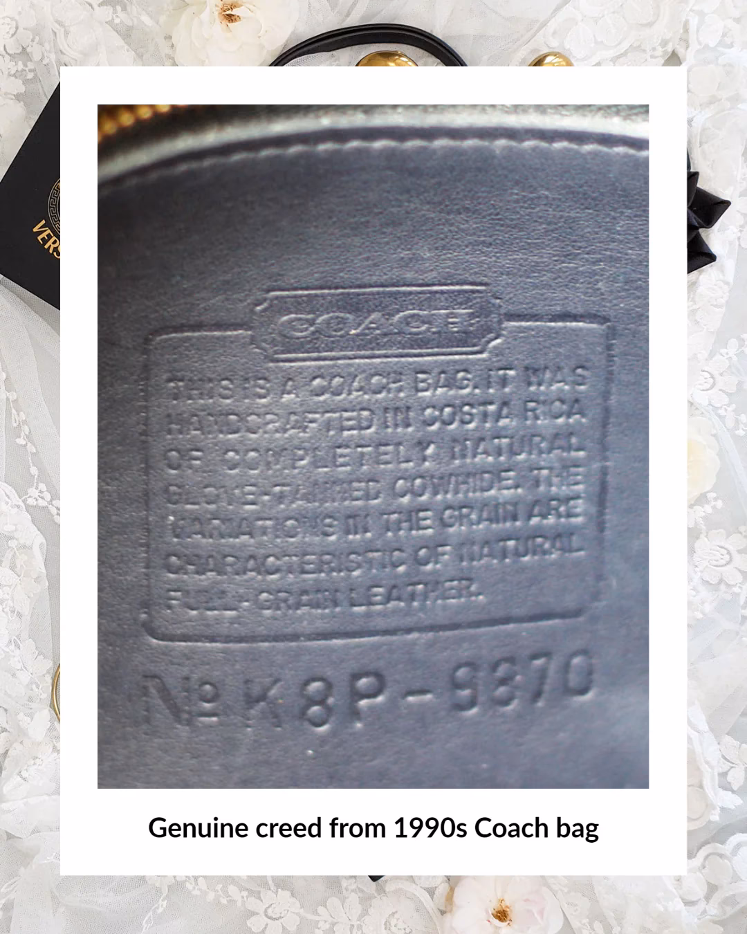 How do you look up a coach serial number?