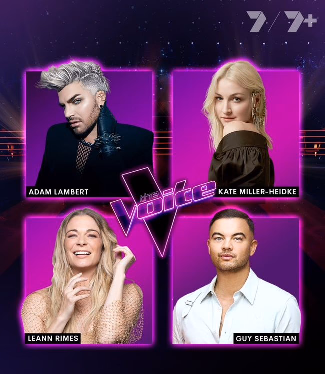 Who are the judges on the Voice Australia 2025?