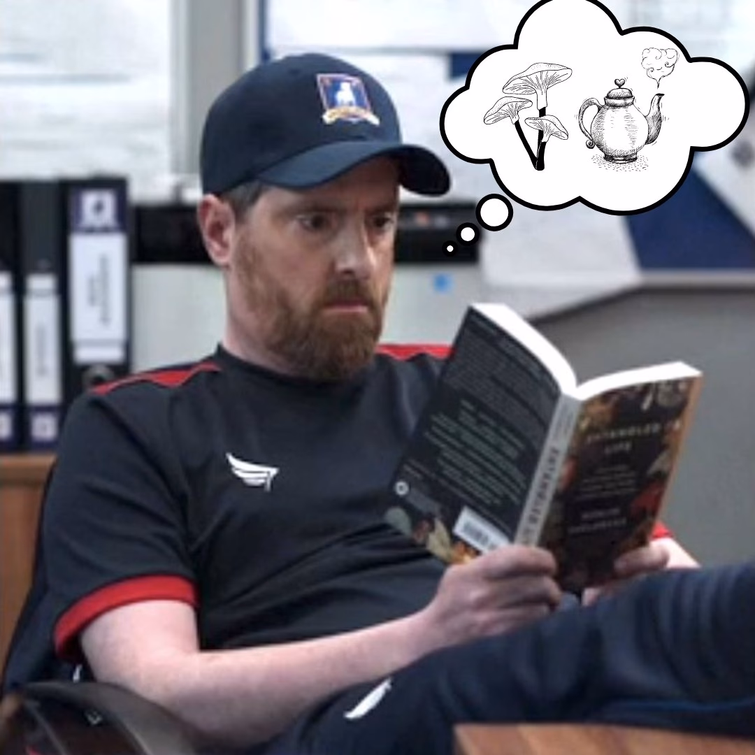 Does coach beard have a nose in a book?
