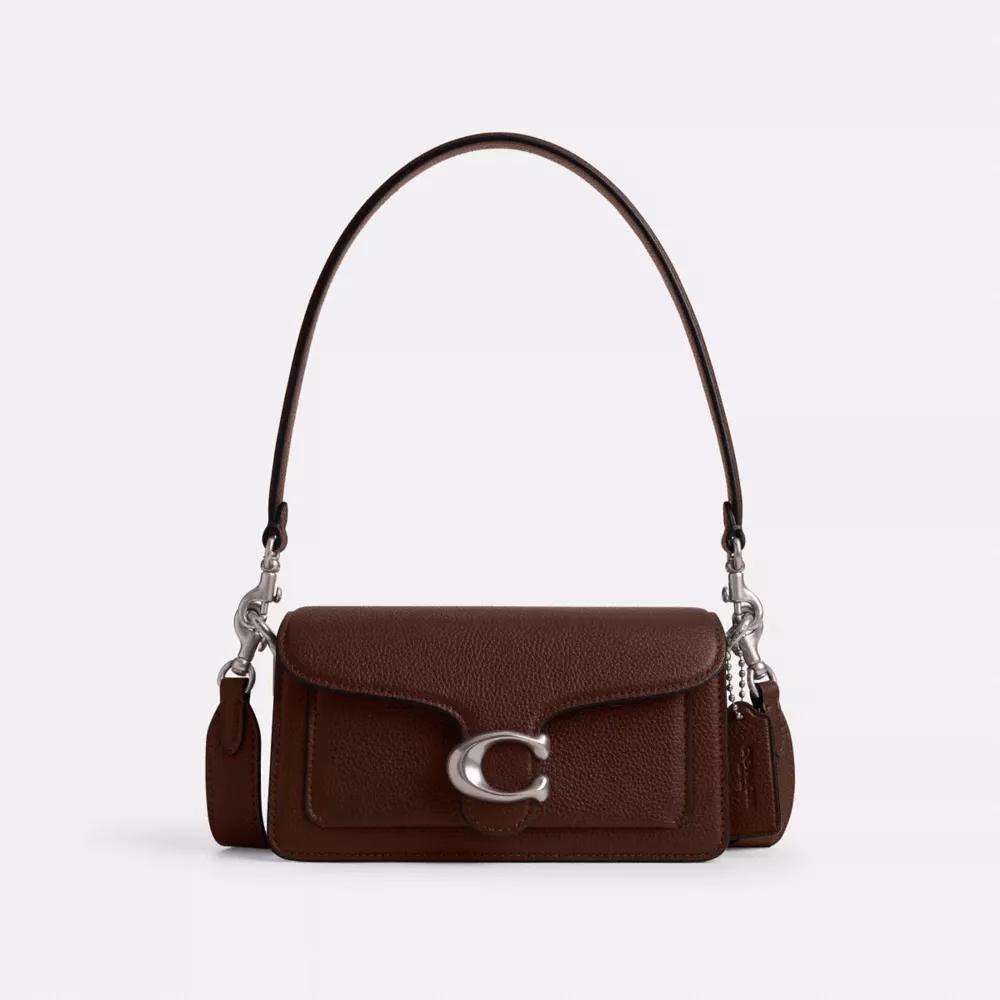 What is a Coach purse in the rust tan color?