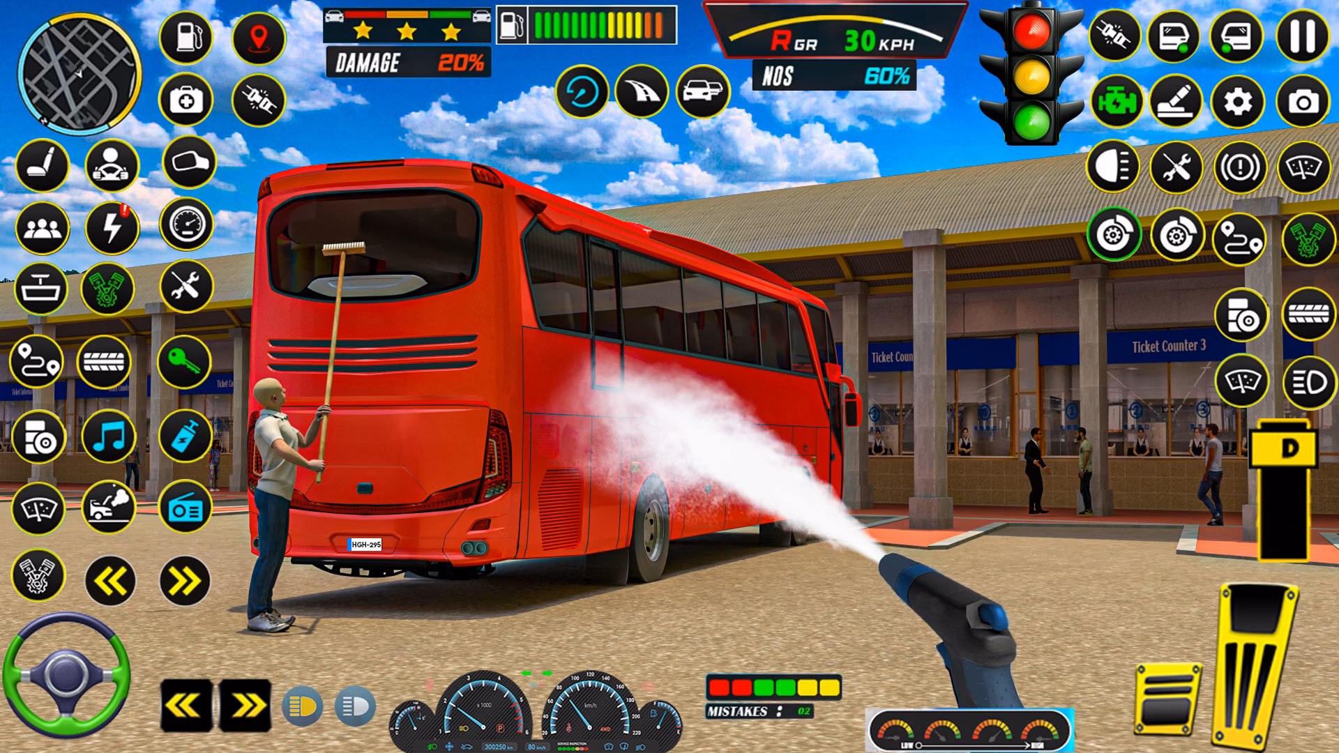 What is a bus driver coach simulator game?