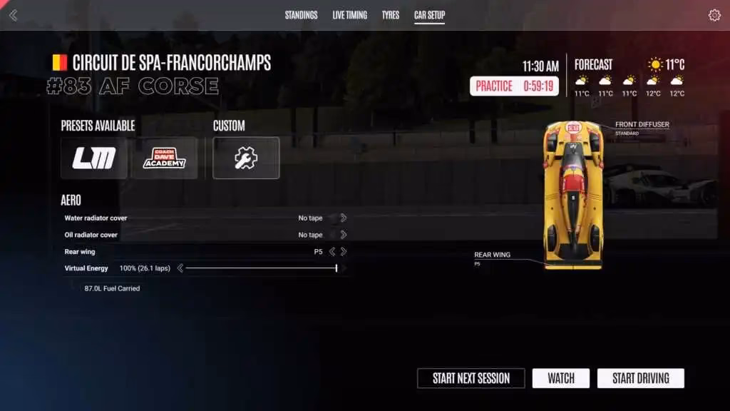 Are CDA4 setups a step in lap time?