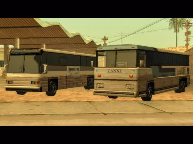 How fast is a coach in GTA San Andreas?