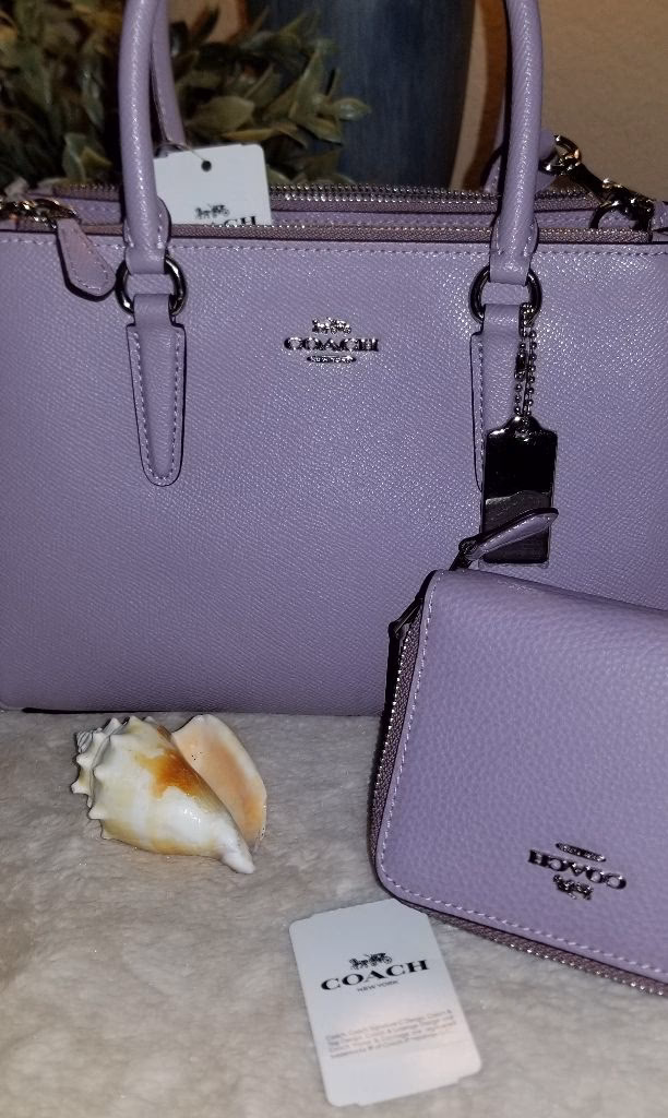 What is a purple Coach bag?