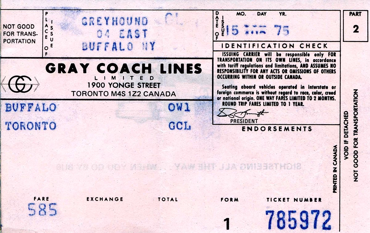 What is a coach ticket?