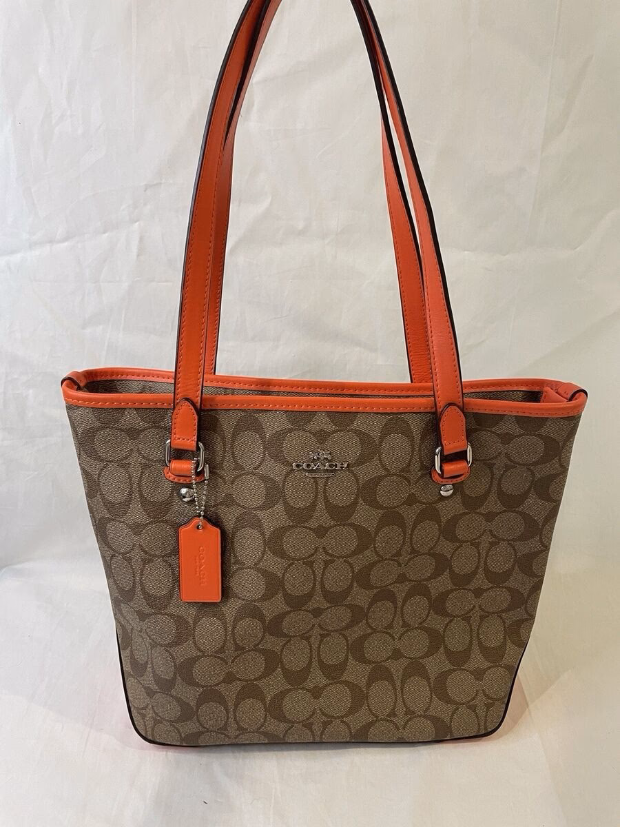 Does a coach bag have a plastic zipper track?