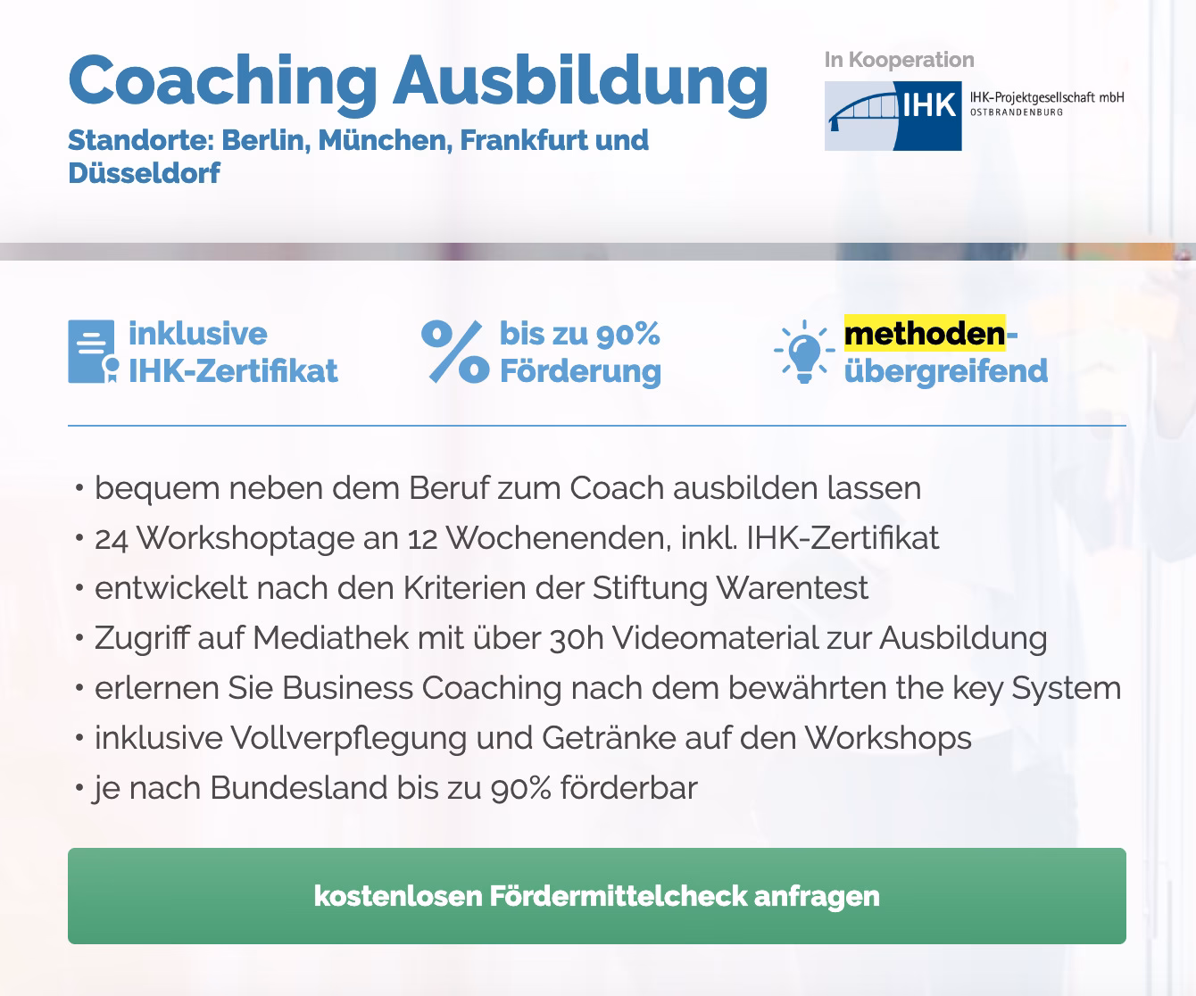Was ist eine Coachingausbildung?