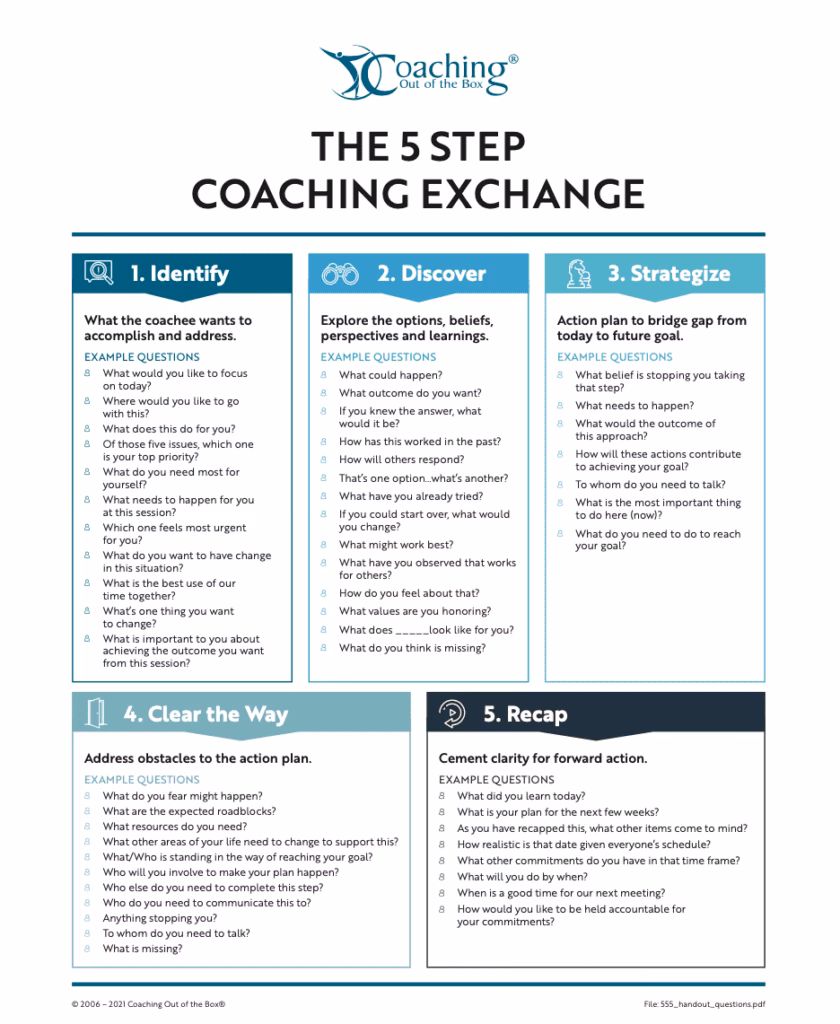 Can a coach leave a coaching box?