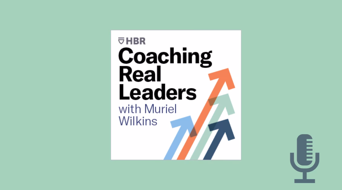 Who is coaching real leaders from Harvard Business Review?