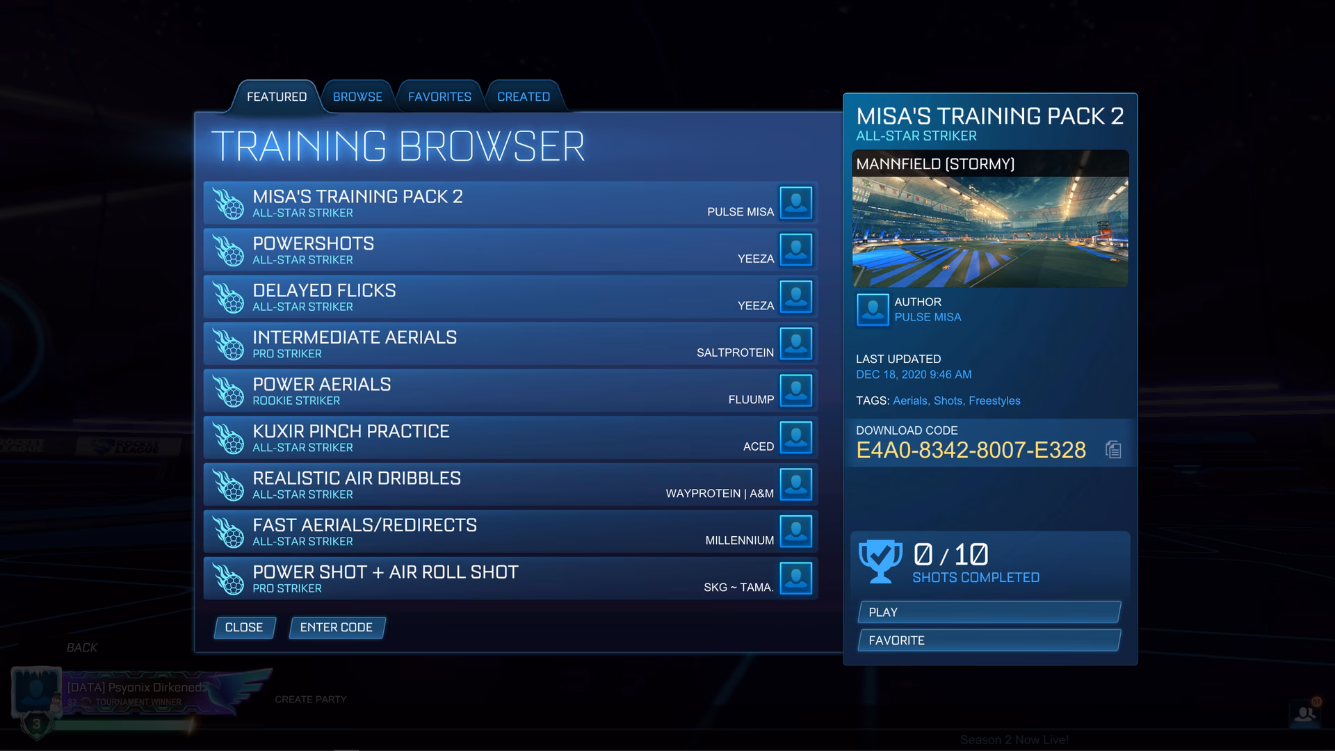 ¿Cómo ingresar códigos en Rocket League?