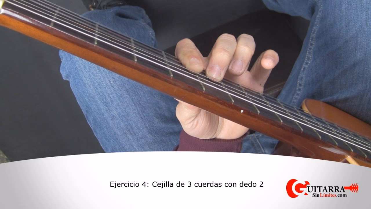 ¿Cómo hacer una cejilla con el dedo?