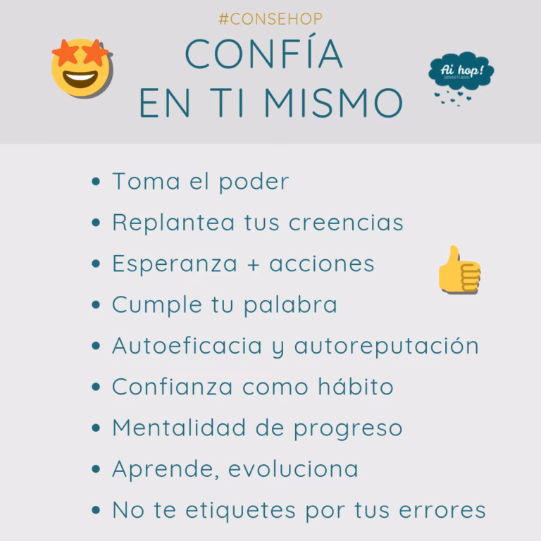 ¿Cómo aumentar la confianza en uno mismo?