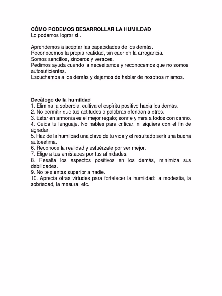 ¿Cómo ejercitar tu templanza y humildad?