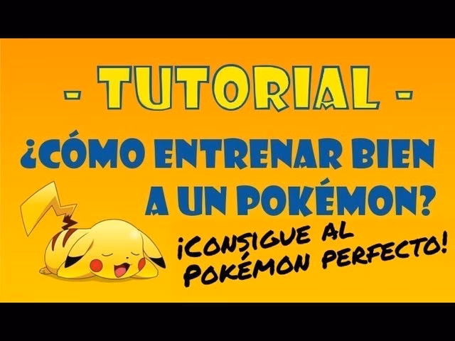 ¿Cómo entrenar un Pokémon competitivo?