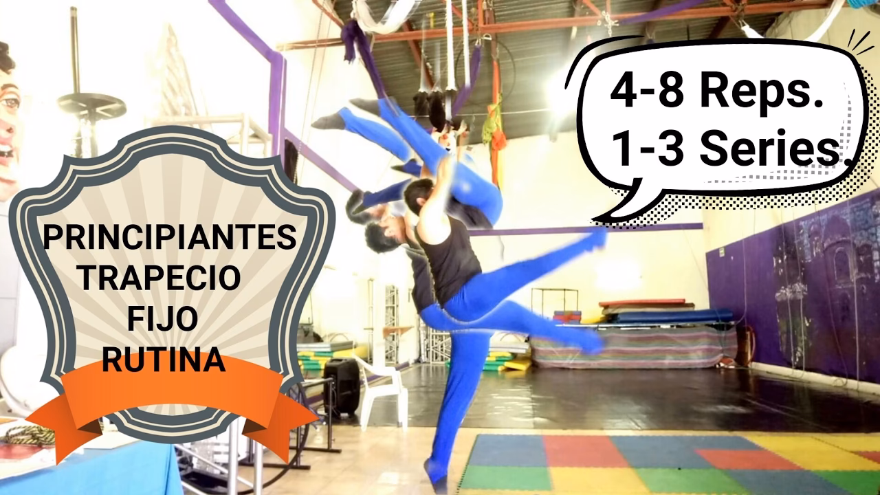 ¿Cómo se froten las manos antes de subir al trapecio?