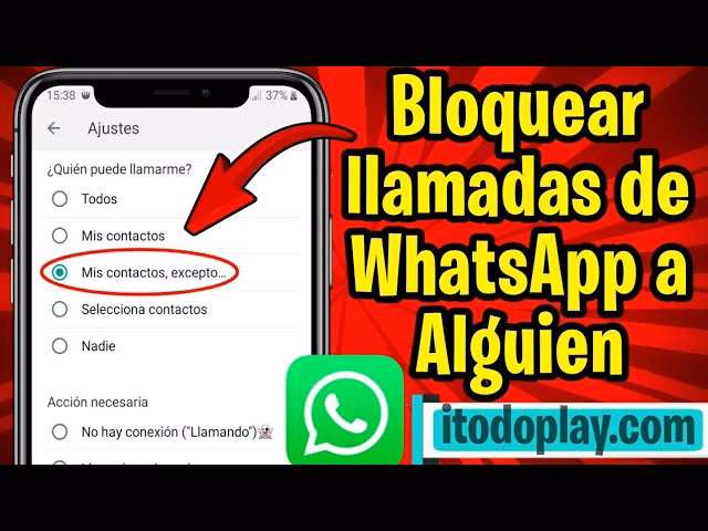 ¿Cómo desactivar las llamadas entrantes en WhatsApp?