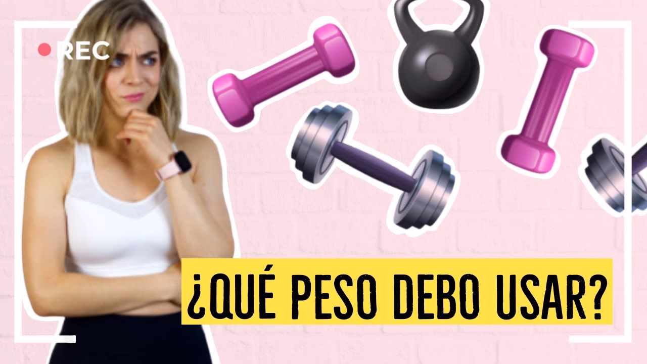 ¿Qué peso se debe levantar en cada ejercicio?