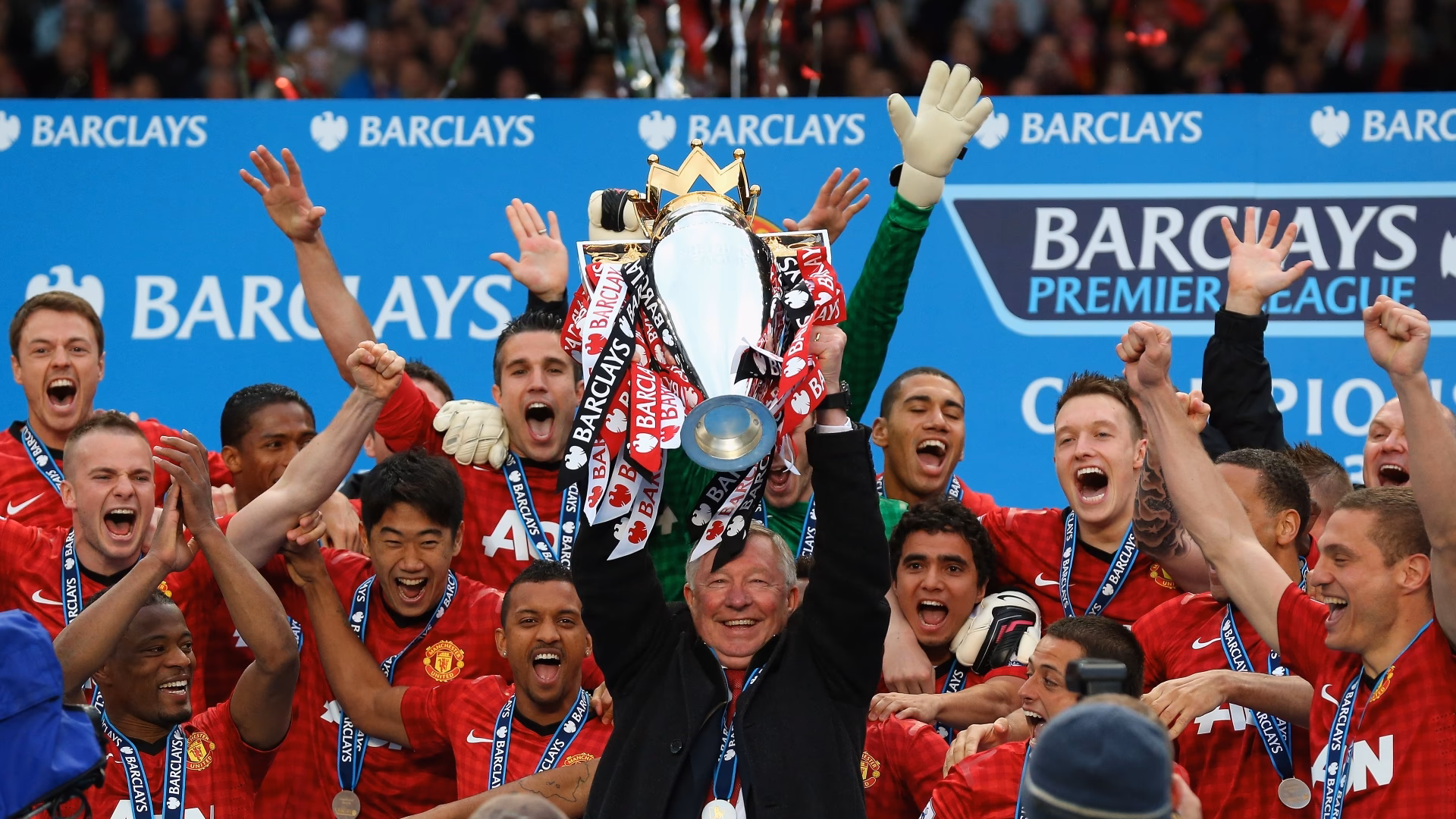 ¿Cuántos títulos ganó Alex Ferguson en el Manchester United?