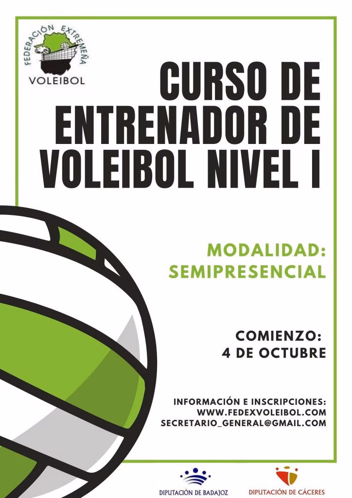 ¿Cuál es la cuota de inscripción para el curso de Entrenadores de voleibol de Nivel I?