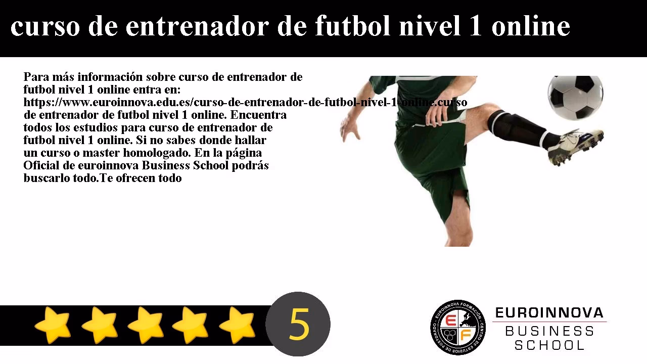 ¿Cómo solicitar ayudas para el curso de entrenador de Futbol?