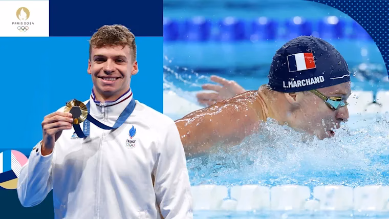 ¿Qué título francés ganó Léon Marchand a los 17 años?