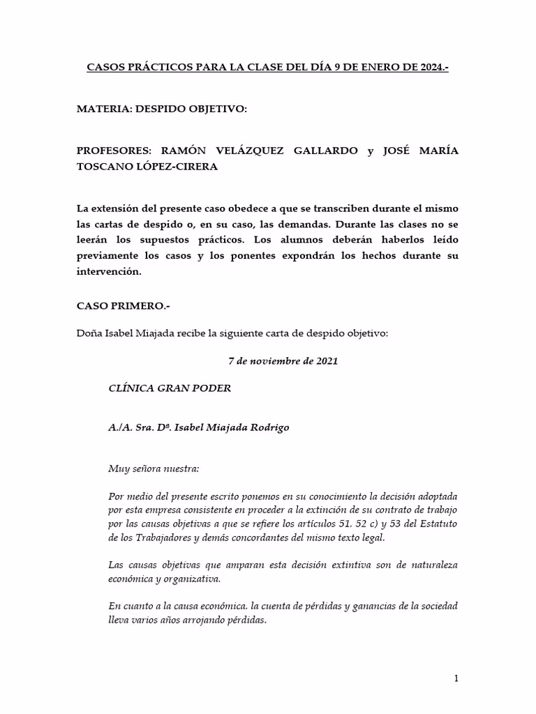 ¿Cómo impugnar un despido por causas objetivas?