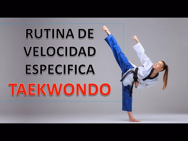 ¿Qué es la rapidez de reacción en el taekwondismo?