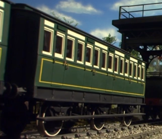 Do Emily's coaches match her livery?