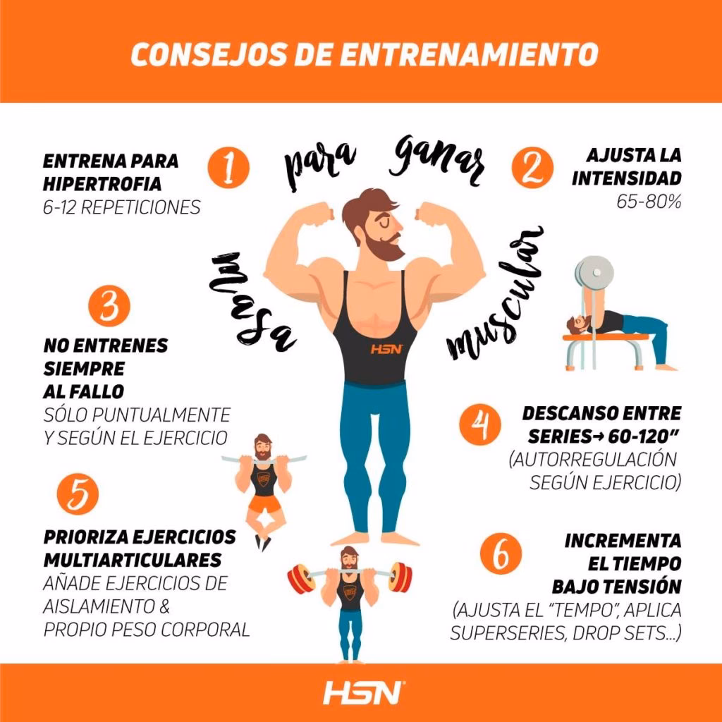 ¿Cómo aumentar masa muscular en poco tiempo?