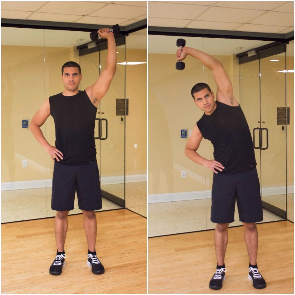 ¿Cómo hacer un ejercicio con mancuerna?