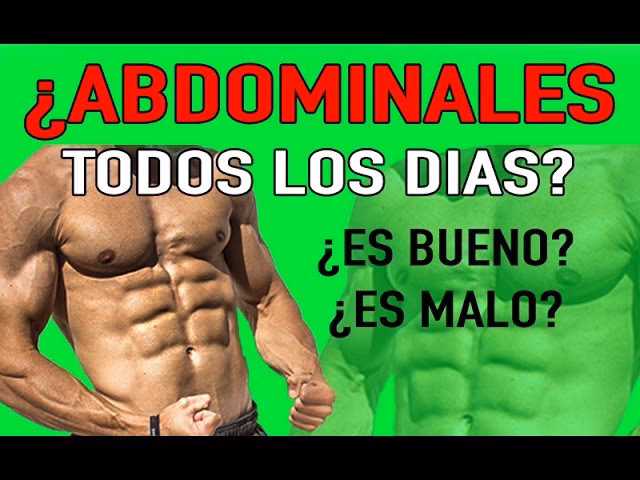 ¿Es recomendable hacer abdominales todos los días?