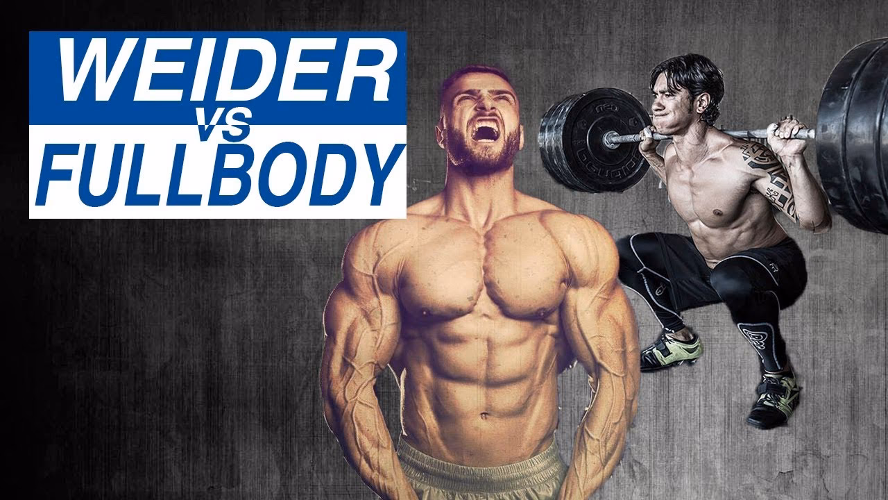 ¿Cuál es la diferencia entre las rutinas Weider y Full Body?