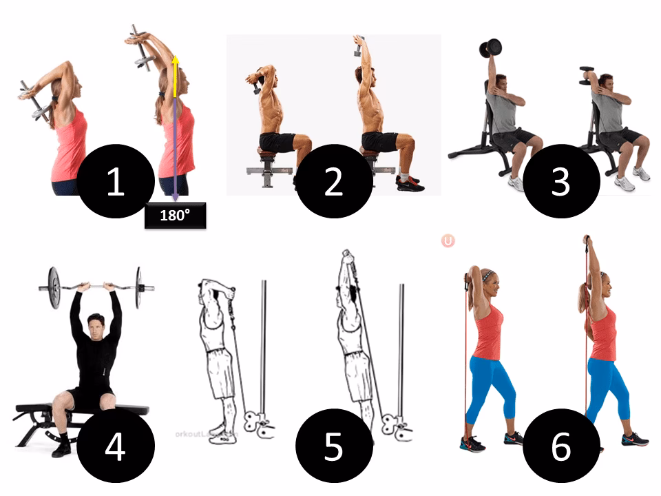 ¿Cuáles son los mejores ejercicios para fortalecer el tríceps?