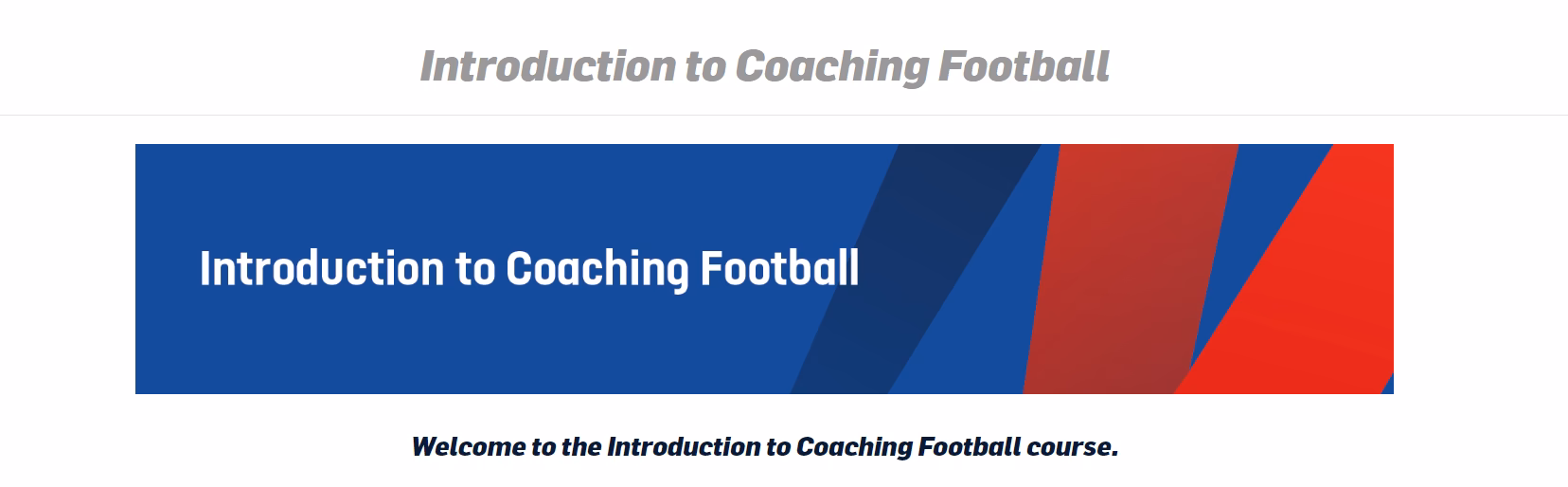 How do I book a place on introduction to coaching football?